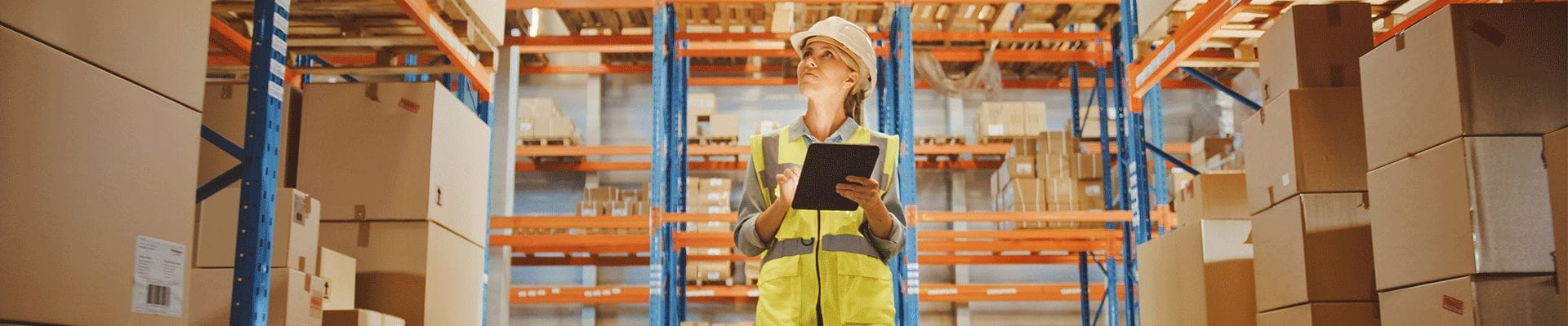 tech inspecting amazon wharhouse