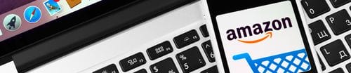 amazon app on an apple laptop
